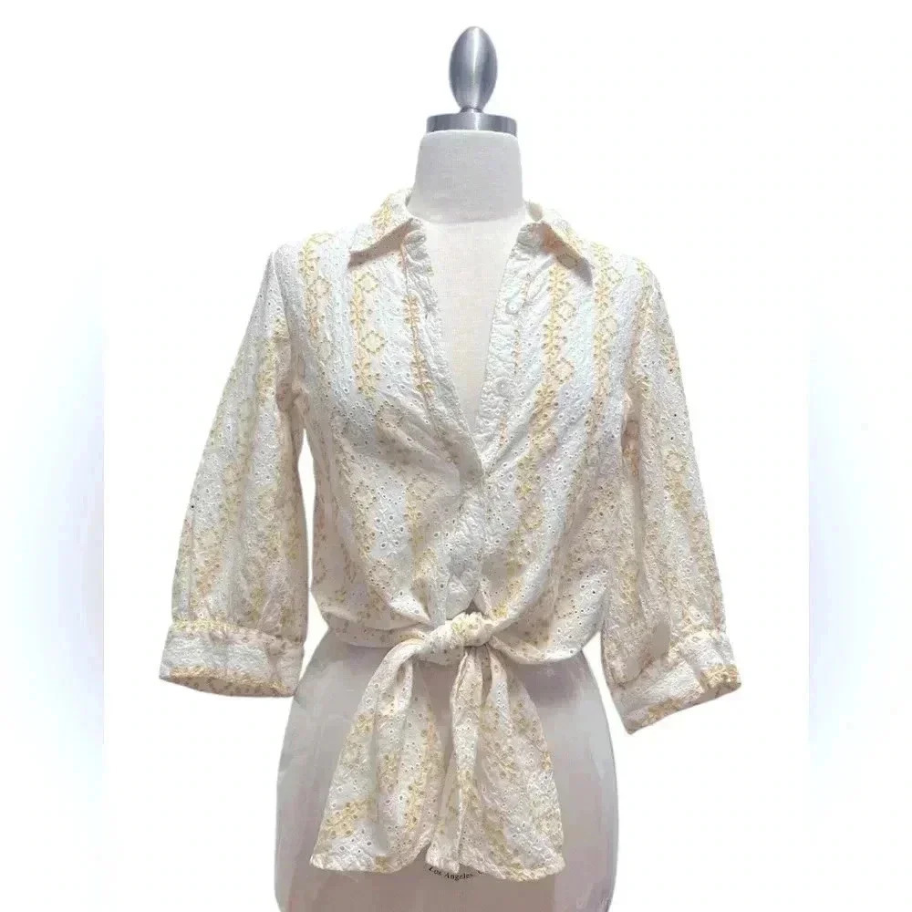 KAREN KANE eyelet blouse - Picture 2 of 6